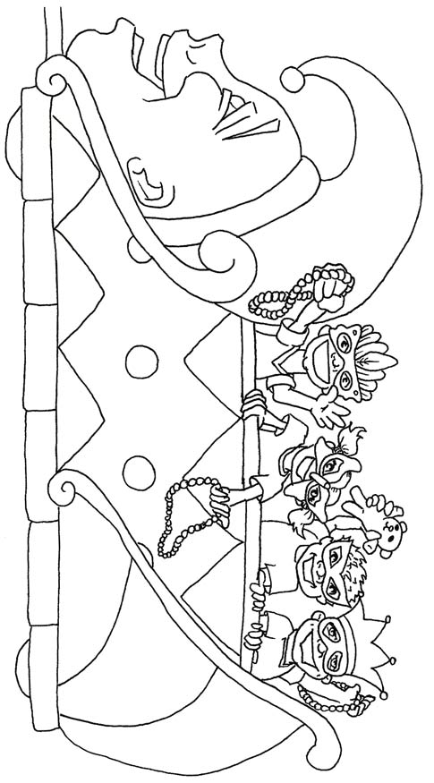 carnival coloring page